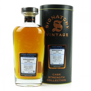Bunnahabain 2003 Signatory Vintage Cask Strength 11 Year Old