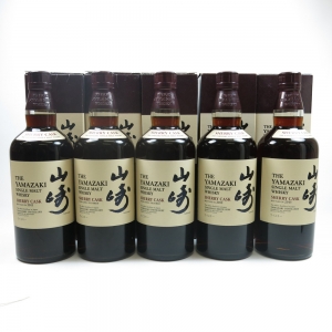 Yamazaki Sherry Cask Selection 5 x 70cl (Including 2013) Front