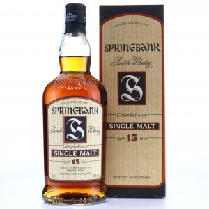Springbank 15 Year Old