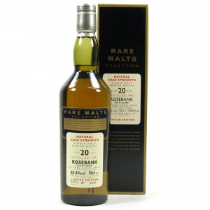 Rosebank 1981 Rare Malt 20 Year Old Front