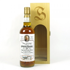 Springbank 25 Frank Mchardy 40 Years In Distilling Signed Bottle No 2