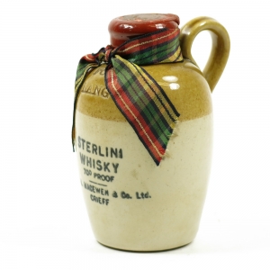 For Auld Land Syne /Sterlini Whisky Flagon Miniature 1970s