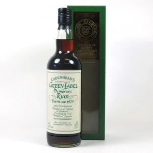 Cadenhead's 1975 Green Label Demerara Rum Front