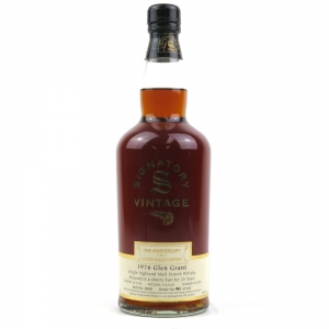 Glen Grant 1976 Signatory Vintage 25 Year Old   25th Anniversary of Dieter Kirsch Import