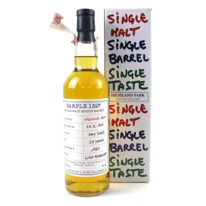 Highland Park 1976 Signatory Vintage 27 Sample 1327
