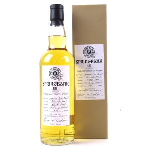 Springbank 2000 Single Cask 15 Jamaican Rum Barrel