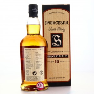 Springbank 15 Year Old
