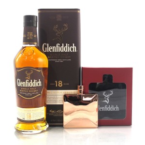 Glenfiddich 18 With Hip Flask
