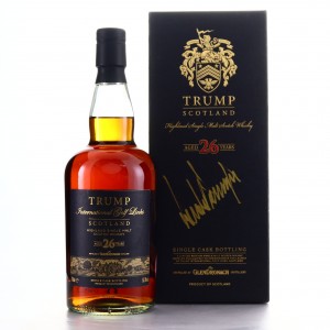 Glendronach 26 Year Old Trump International Scotland   Signed by POTUS  Donald Trump