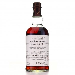 *Balvenie 1951 Vintage Cask #1236 75cl / US Import