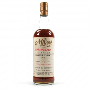 Springbank 1965 Milroy's 29 Year Old Front