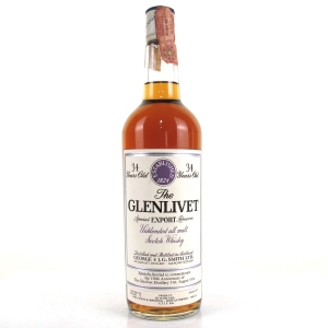 Glenlivet 34 Year Old Special Export Reserve / 150th Anniversary