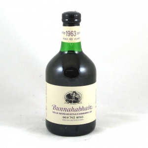 Bunnahabhain 1963 40 Year Old Feis Ile 2003 Front