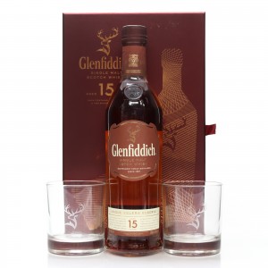 Glenfiddich 15 Solera Reserve Includes 2 X Glasses