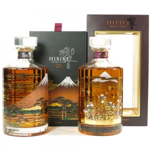 Hibiki 21 Year Old Fuji 1st Edition and 17 Year Old Mount Fuji