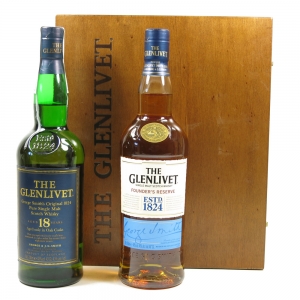 Glenlivet 18 Year Old   Founder s Reserve 2 x 70cl