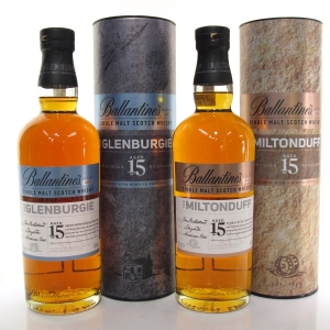 Glenburgie and Miltonduff 15 Year Old   Ballantine s Series 001 and 002