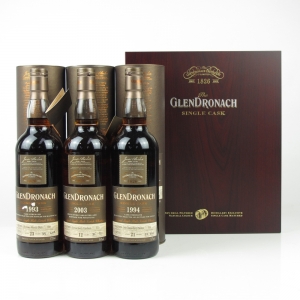 Glendronach Single Cask Presentaion Case 3 X 70cl 1993 1994 And 2003