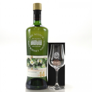 Aultmore 14 Year Old SMWS 73 88   with Branded Glass