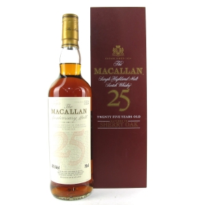 Macallan 25 Year Old Anniversary Malt