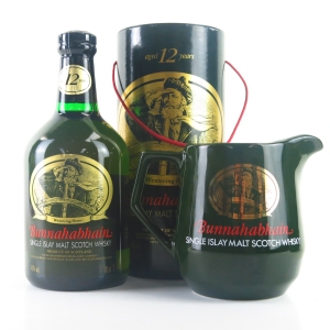 Bunnahabhain 12 Year Old 1990s   Including Branded Water Jug