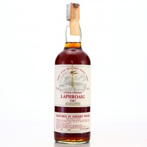 Laphroaig 1967 Samaroli 15 Year Old Sherry Wood / Silver Cap