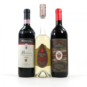 Rivetto Barolo Leon 2000 / Barolo Cinato / Grappa di Nebbiolo Barolo