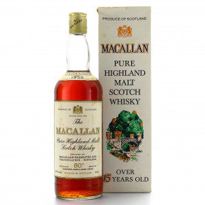 Macallan 1958 Campbell, Hope and King 80 Proof