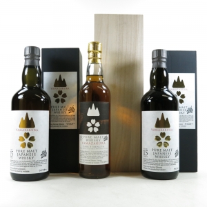 Yamazakura 15 Year Old Pure Malt 2 x 70cl and Cask Strength Reserve 35cl