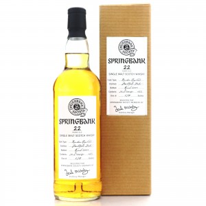 Springbank 22 Springbank Society Bourbon Hogsheads