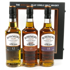 Bowmore Collection Including 12, 15 and 18 Year Old / 3 x 20cl