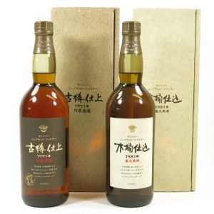 Hakushu 1981 and 1991 Kioke Shiome 2 x 75cl