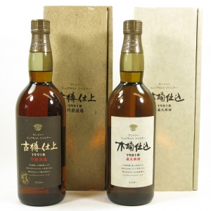 Hakushu 1981 and 1991 Kioke Shiome 2 x 75cl