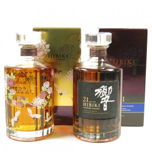 Hibiki 21 Year Old & Hibiki 17 Year Old Kacho Fugetsu 2 x 70cl