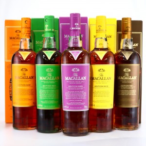 Macallan Edition No 1 5 Collection 4 x 70cl   75cl