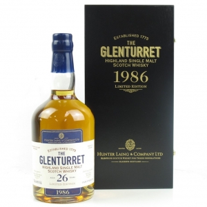 Glenturret 1986 Limited Edition 26 Year Old   Hunter Laing