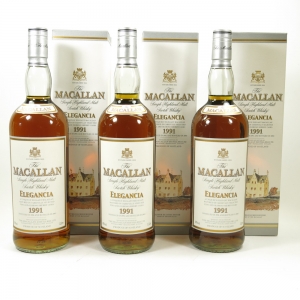 Macallan 1991 Elegancia 12 Year Old 1 Litre 3 x 1 Litre