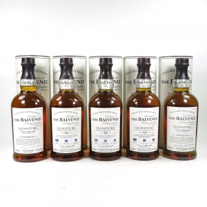 Balvenie Signature Range Batch 1 5   5 x 70cl
