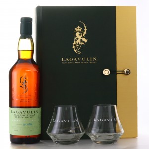 Lagavulin 2001 Distillers Edition Gift Set Including 2 Tumblers