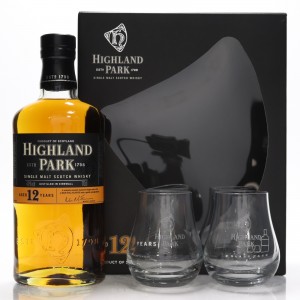 Highland Park 12 With 2 X Glasses