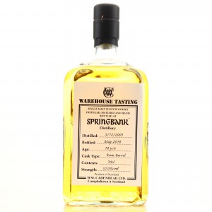 Springbank 2003 Cadenhead S 14 Warehouse Tasting
