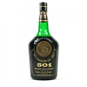 Medallon De Oro 501 Gran Reserva Brandy / Bottled 1972