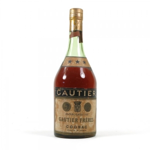 Gautier Freres Three Star Cognac 1950s/1960s