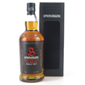 Springbank 12 Year Old Cask Strength   52 3 