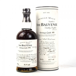 Balvenie 1951 Vintage Cask / Bottle No. 1 of 90