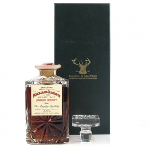 Macallan 1937 Gordon and MacPhail Crystal Decanter / Pinerolo Import