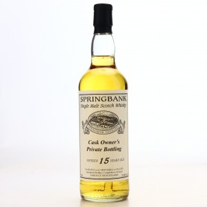 Springbank 15 Cask Owner S Private Bottling
