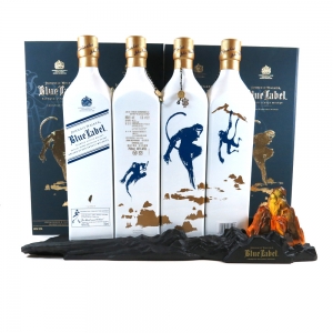 Johnnie Walker Blue Label Year of the Monkey Taiwan 4 x 75cl / Including Display Stand