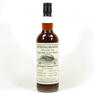 Springbank 1995 Eager Ingham Thomson Towers Private Bottling