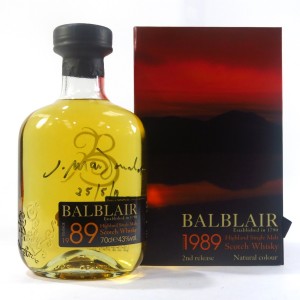 Balblair 1989 2nd Release   Signed
